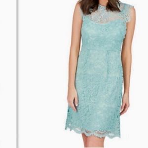 Betsey Johnson Blissful Teal Lace Ice Blue Dress